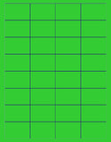 1,000 Fluorescent Green Laser Only sheets with Permanent adhesive