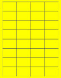 1,000 Fluorescent Yellow Laser Only sheets with Permanent adhesive
