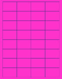 1,000 Fluorescent Pink Laser Only sheets with Permanent adhesive