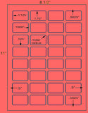 US3702-1.125''x1.75''-32 up on a 8 1/2"x11" label sheet.
