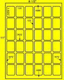 US3706A-1.625"x1.25"-36 up on a 8 1/2"x11" label sheet.