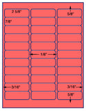 US3707-2 5/8''x7/8''-33 up on a 8 1/2" x 11" label sheet.
