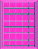 US3709-1 1/2''Sq. Price 35 up on a 8 1/2" x 11" label sheet