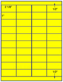 1,000 Fluorescent Yellow Laser Only sheets with Permanent adhesive
