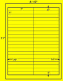 US3723-4''x.5''-40 up on a 8.5"x11" label sheet.