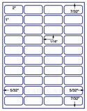 1,000 Uncoated White Matte Inkjet or Laser sheets with Permanent adhesive
