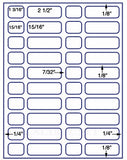 1,000 Uncoated White Matte Inkjet or Laser sheets with Permanent adhesive