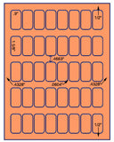 US3742-.9''x1 5/8''- 40 up on a 8 1/2" x 11" label sheet.