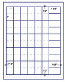 1,000 Uncoated White Matte Inkjet or Laser sheets with Permanent adhesive