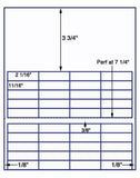 1,000 Uncoated White Matte Inkjet or Laser sheets with Permanent adhesive