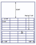1,000 Uncoated White Matte Inkjet or Laser sheets with Permanent adhesive