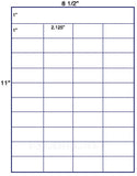 US3747-2.125''x1''-40 up on a 8 1/2" x 11" label sheet.