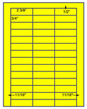 US3801-2 3/8''x3/4''-42 up on a 8 1/2" x 11" label sheet.