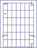 1,000 Uncoated White Matte Inkjet or Laser sheets with Permanent adhesive