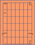 US3820-1 1/6''x1 3/4''-42 up on a 8 1/2"x11" label sheet.