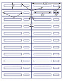1,000 Uncoated White Matte Inkjet or Laser sheets with Permanent adhesive