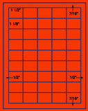 US3830-1 1/2''x1 1/8''-45 up on a 8 1/2" x 11" label sheet.
