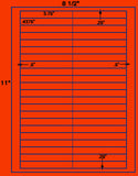 US3837-3.75''x.4375''-48 up on a 8 1/2"x11" label sheet.