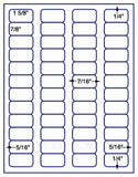 1,000 Uncoated White Matte Inkjet or Laser sheets with Permanent adhesive