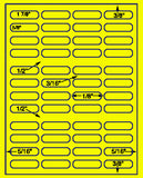 1,000 Fluorescent Yellow Laser Only sheets with Permanent adhesive