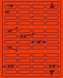 US3841-1 7/8'' x 5/8''-48 up on a 8 1/2" x 11" label sheet.