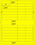 US3845 -2''x.6875''-48 up on a 8 1/2" x 11" label sheet.