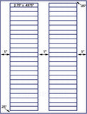 1,000 Uncoated White Matte Inkjet or Laser sheets with Permanent adhesive