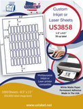 US3858-1.5''x 0.5'' - 50 up on a 8.5"x11" label sheet.
