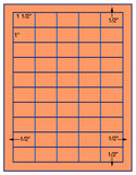 US3860-1 1/2''x1''-50 up UPC on a 8 1/2" x 11" label sheet.