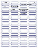 1,000 Uncoated White Matte Inkjet or Laser sheets with Permanent adhesive