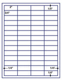 1,000 Uncoated White Matte Inkjet or Laser sheets with Permanent adhesive