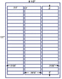US3883-2.5''x.5''- 60 up on a 8 1/2"x11" label sheet.