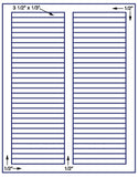 1,000 Uncoated White Matte Inkjet or Laser sheets with Permanent adhesive
