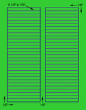 1,000 Fluorescent Green Laser Only sheets with Permanent adhesive
