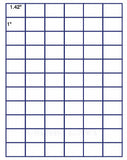 1,000 Uncoated White Matte Inkjet or Laser sheets with Permanent adhesive