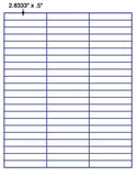 1,000 Uncoated White Matte Inkjet or Laser sheets with Permanent adhesive
