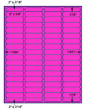 US3895-2''x 5/8''- 72 up on a 8 1/2" x 11" label sheet.