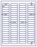 1,000 Uncoated White Matte Inkjet or Laser sheets with Permanent adhesive