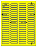 US3900-1 3/4''x1/2''- 80 up #5167 on 8 1/2"x11"label sheet.