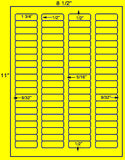 US3920-1 3/4''x1/2"-80 up 5167on a 8.5" x 11" label sheet.