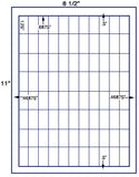 US3945-1.25''x.6875''-88 up on a 8 1/2"x11" label sheet.
