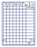 1,000 Uncoated White Matte Inkjet or Laser sheets with Permanent adhesive