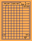 US3949-1 7/8''x3/4''-106 up on a 8 1/2"x11" label sheet.