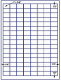 1,000 Uncoated White Matte Inkjet or Laser sheets with Permanent adhesive