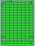 1,000 Fluorescent Green Laser Only sheets with Permanent adhesive