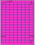 US3960 -1''x5/8''- 128 up on a 81/2"x11" label sheet.