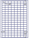 1,000 Uncoated White Matte Inkjet or Laser sheets with Permanent adhesive