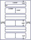 US4000-3 1/16''x1 9/16''-12 up on a 8 1/2"x11" label sheet.