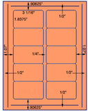US4005-3 1/16''x1 13/16''-10 up on 8 1/2"x11" label sheet.