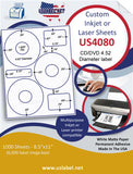 US4080-4.52'' DVD on a 8 1/2" x 11" label sheet.